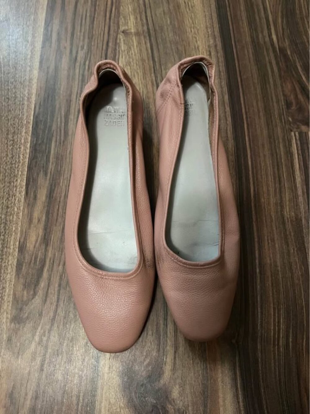 Beautiful Maryam Nassir Zadeh ballet pink leather small heels size 38